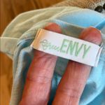 Envy Baby Blue Women's Top Tie Knot Short Sleeve Photo 6