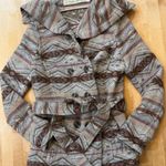 Daughters of the Liberation AnthropologiebBelted Aztec Print Jacket Brown Size XS Photo 0