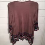 Flamingo urban boutique Aztec kimono tan cardigan Size M Photo 3