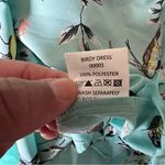 Hell Bunny Vixen Teal Floral Dress Blue Photo 5