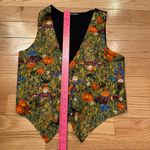 Vintage 111 Main Pumpkin Scarecrow Crow Corn Vest Women’s/ Men’s L/XL Button Up Black Size L Photo 5