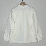 Blair Vintage Chore Coat White Sz L Embroidered Lady Bugs Floral Grandma Cottage Photo 8