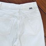 ZARA White Mom Fit Jeans High rise size 4 Photo 7