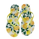 Old Navy  Lemons Sugarcane-Blend Flip-Flop Sz 7 Photo 1