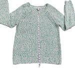 st. john's bay St John’s Bay Mint Green & White Knit Scoop Neck Pullover Long Sleeve Sweater XL Photo 13
