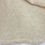 SMF New  Metallic Hooded Top Abstract Knit Short Sleeve Pullover Cream Gold Photo 13