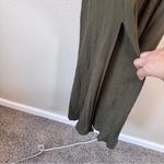 Lulus Green Strappy Halter Maxi Dress Womens XS Summer Beachy Casual Long Photo 3