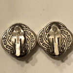 Brighton Vintage Knot Gold & Silver CZ Clip On Earrings Photo 4