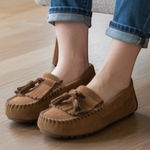UGG  LIZZY Women's Tan Suede Moccasins NWOT Photo 0