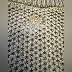 PINK - Victoria's Secret VICTORIA SECRET | PINK Cambridge Knit Henley Beach Sweater Blue/Ivory Striped M Photo 5