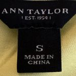 Ann Taylor Yellow 3D Floral Sleeveless Blouse Womens Top Size S Preppy Chic Photo 6