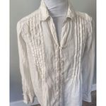 Free People  Breezy Mornings Linen Shirt Photo 6