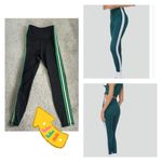 IVL Collective HYDRALUX STRIPED LEGGING high waisted black green stripes Size 2 Photo 1