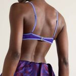 Dries Van Noten  Cutie‎ Fitted Sheer Mesh Bra Top Purple Blue XS Photo 1