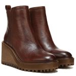 Zodiac Julie Brown Leather Bootie Size 7M Photo 0