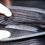 Prada  Milano Vitello Lissato Black Leather Top Handle Bag Authentic Designer Photo 8