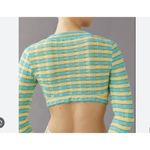 Urban Outfitters  Mimi Tied Cardigan Blue Yellow Multi Size M Photo 1