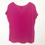 Mossimo Womens Top Small Mixed Media Career Office Business Dressy Party Event Pink Photo 4