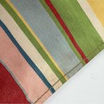 Fossil  striped braided handle shoulder bag colorful magnetic closure casual Photo 5