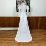 Beautiful Vintage 1960s/70s Renaissance Wedding Gown! White Size 10 Photo 4