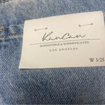 NEW KanCan Allison Triple Waistband Light Wash Jean Shorts size 25/3 Blue Photo 2