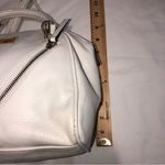 Juicy Couture  Crossbody Bag White Pebbled Convertable Adjustable Gold Zip Top Photo 4
