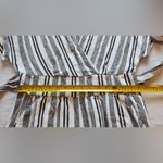 American Eagle Jumpsuit Women’s Size L Striped Pants Romper Short Sleeves V Neck Photo 12