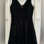 City Triangles NWT black lace sequin dress. Photo 2
