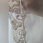 Maidenform Vintage Lingerie Nightgown Robe ONLY Long Lace White Size Medium Photo 3