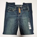 American Eagle  Sulfur Wash Midrise Straight Leg Jeans Size 4 Photo 0