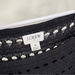 J.Crew  Black Crochet Sweater Knit Tank Top Women’s Small Photo 3