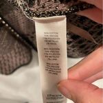 Chico's Awesome black tan gold metallic chain bling bling chunky cardigan sweater Photo 6