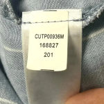 cupio  Ruffled Sleeveless Chambray Top XS‎ Photo 5