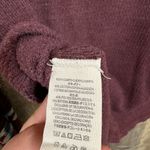 Free People Rainbow Thermal Wine Maroon Long Sleeve Boho Small Photo 7