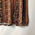 Daytrip Boho Button Down Floral V-Neck Flowy Long Sleeve Top L Photo 6