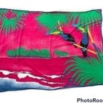 Jacques Rollet toucans Sarong Wrap tropical paradise Vintage Pink Size undefined Photo 0