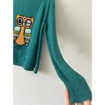 Woolrich  Mohair Blend Winking Owl Round Neck Pullover Sweater Size Large Photo 3