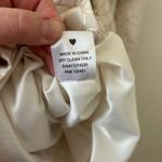 Anthropologie Erin Fetherston Cream Gold Bow Back Dress Size 4 Photo 6