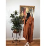 Soft Surroundings Santa Rosa Tencel Hi-low Jacket Burnt Orange Lagenlook Boho Photo 5