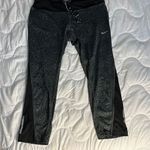 Nike  Dri-Fit Leggings Size L Black Cougar Photo 0