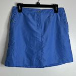 IZOD  Womens Sz 4 Blue Sports Activewear Outdoor Wear Golf Tennis Skort Skirt XFG Photo 0