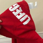 Red Lifeguard Hoodie Uni Sex size Medium White Photo 2