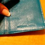 Michael Kors  leather wallet, teal blue, studded 7”x4” Photo 10