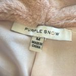 Purple Snow Pink Fuzzy Coat Photo 1