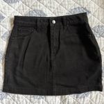Forever 21  Black Denim Skirt Photo 0