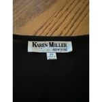 Karen Millen Karen Miller Sheer Beaded Jacket Shrug With Floral Design Scalloped Edges Sz 20 Photo 2