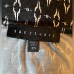 Sanctuary Boho Black and White Geometric Patterned Blouse Photo 3