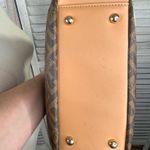 Ellen Tracy  Hobo Shoulder Bag Signature Logo Chocolate Brown Photo 6