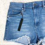 BLANK NYC NWT Denim Puppy Love Denim Wedge Shorts Size 24 Photo 4