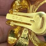 Vintage KJL Kenneth Jay Lane Textured Gold Photo 11